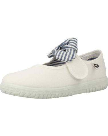 Ballerines pour Fille victoria MERCEDITA OJALA 105110 LAZO RAYAS BLANCO