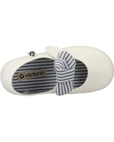 Ballerines pour Fille victoria MERCEDITA OJALA 105110 LAZO RAYAS BLANCO