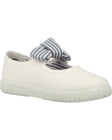 Ballerines pour Fille victoria MERCEDITA OJALA 105110 LAZO RAYAS BLANCO