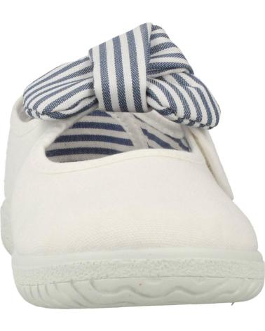 Ballerines pour Fille victoria MERCEDITA OJALA 105110 LAZO RAYAS BLANCO
