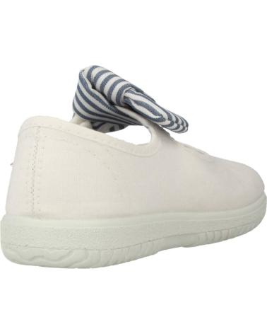 Ballerines pour Fille victoria MERCEDITA OJALA 105110 LAZO RAYAS BLANCO