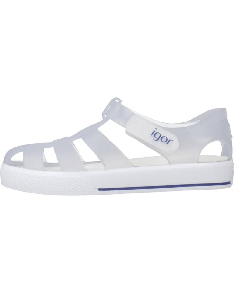girl and boy Sandals IGOR CANGREJERA DE AGUA PARA NINO BLANCO