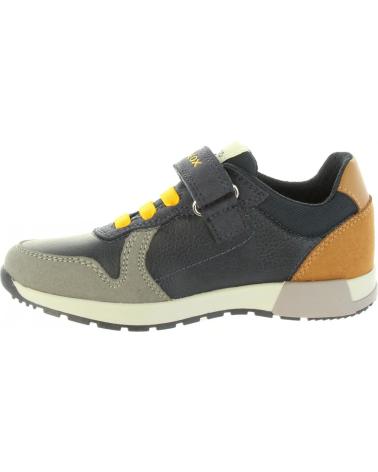 Schuhe für Mädchen und Junge GEOX J846NC 0FUAU J ALFIER C0657 NAVY-YELLOW