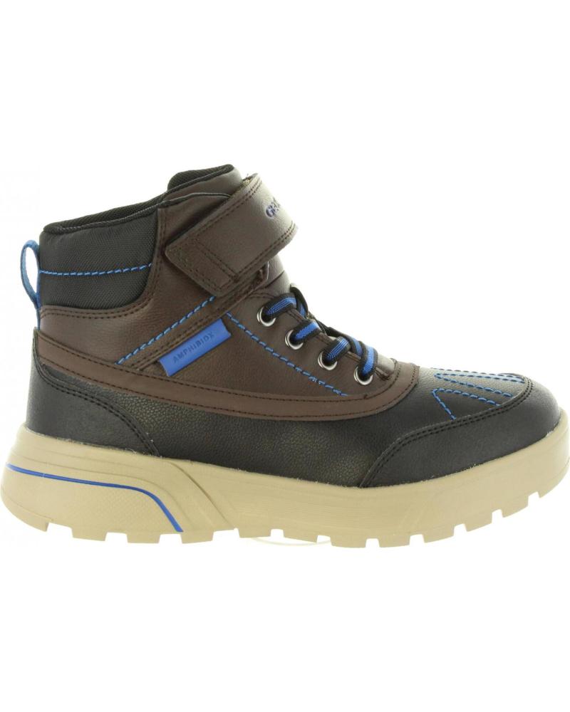 boy Mid boots GEOX J847UA 05411 J SVEGGEN C6483 COFFEE-ROY