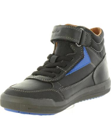 boy Mid boots GEOX J844AA 0BCCL J ARZACH C0048 BLACK-RED