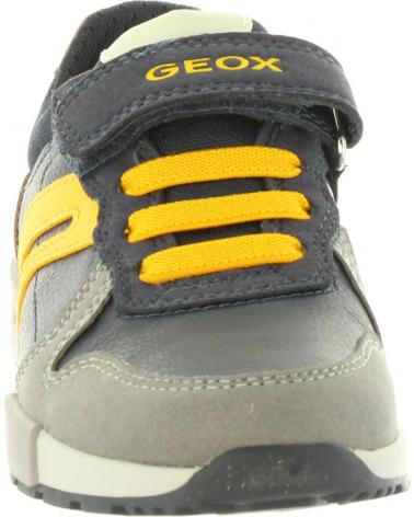 Schuhe für Mädchen und Junge GEOX J846NC 0FUAU J ALFIER C0657 NAVY-YELLOW