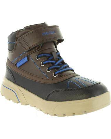 boy Mid boots GEOX J847UA 05411 J SVEGGEN C6483 COFFEE-ROY