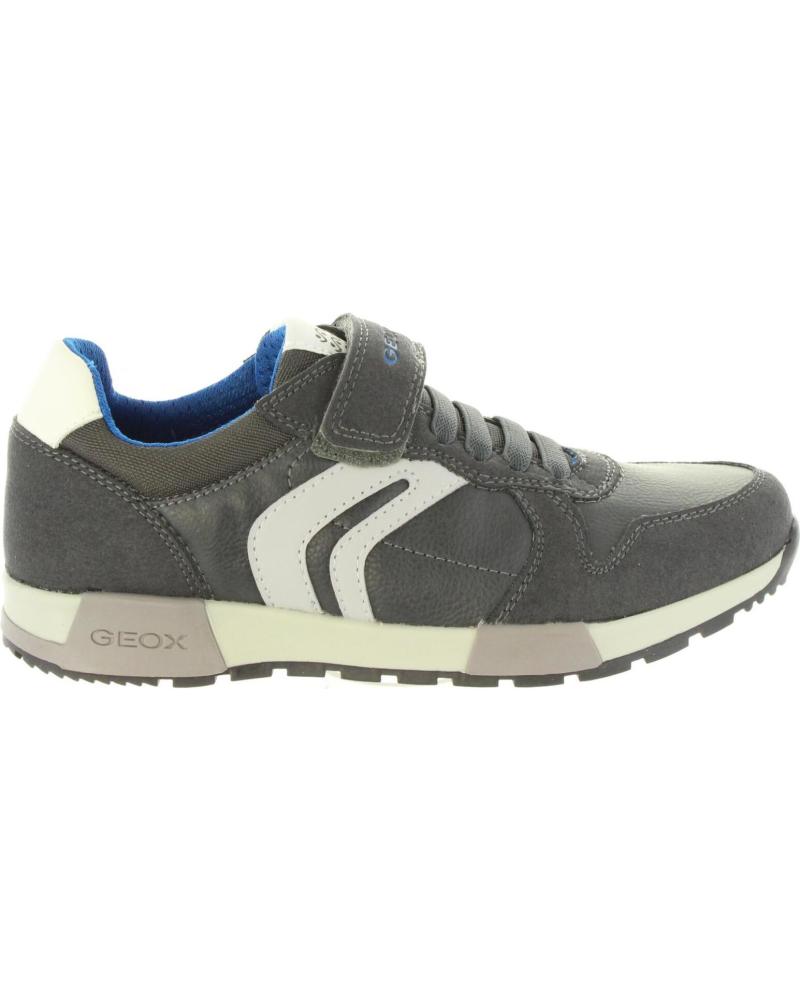 Schuhe für Mädchen und Junge GEOX J846NC 0FUAU J ALFIER C0671 DK GREY-GRE