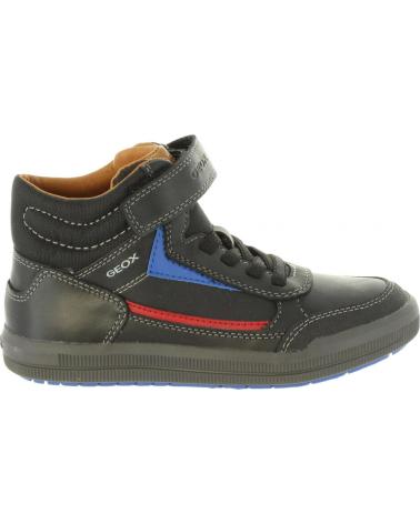 boy Mid boots GEOX J844AA 0BCCL J ARZACH C0048 BLACK-RED