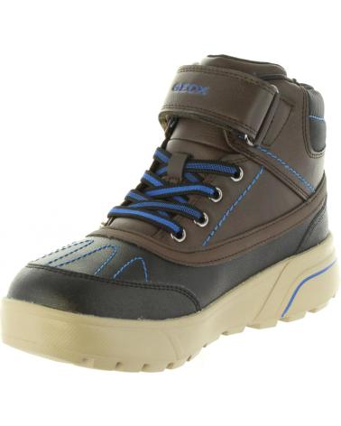 boy Mid boots GEOX J847UA 05411 J SVEGGEN C6483 COFFEE-ROY