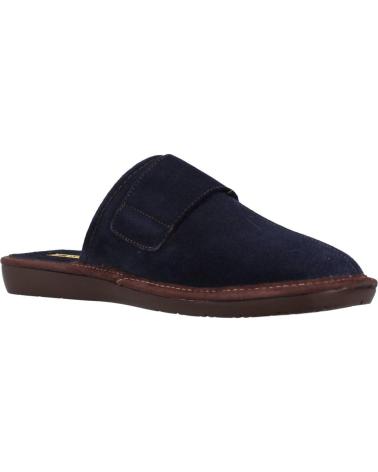 NORDIKAS 375 PANTOFOLE UOMO NABUK FELPATO BLU MARINO AZUL