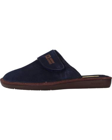 NORDIKAS 375 PANTOFOLE UOMO NABUK FELPATO BLU MARINO AZUL