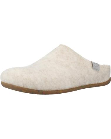 Calzado de casa de Mujer TONI PONS ZAPATILLAS DE CASA ZUECOS CRU-ECRU