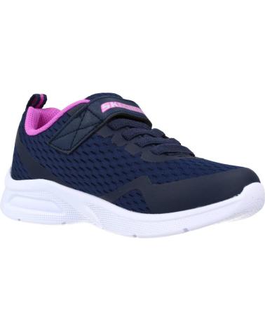 Deportivas de Niña SKECHERS MICROSPEC MAX AZUL