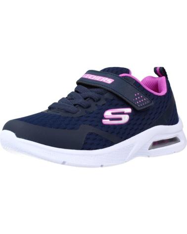 Deportivas de Niña SKECHERS MICROSPEC MAX AZUL