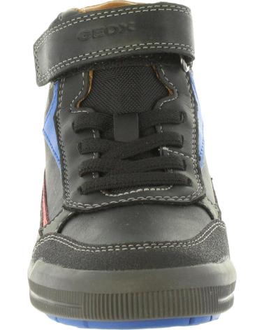 boy Mid boots GEOX J844AA 0BCCL J ARZACH C0048 BLACK-RED