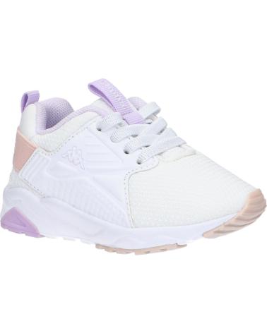 Scarpe sport per Bambina KAPPA 33157XW SAN PUERTO A6T WHITE-VIOLET MT-PINK