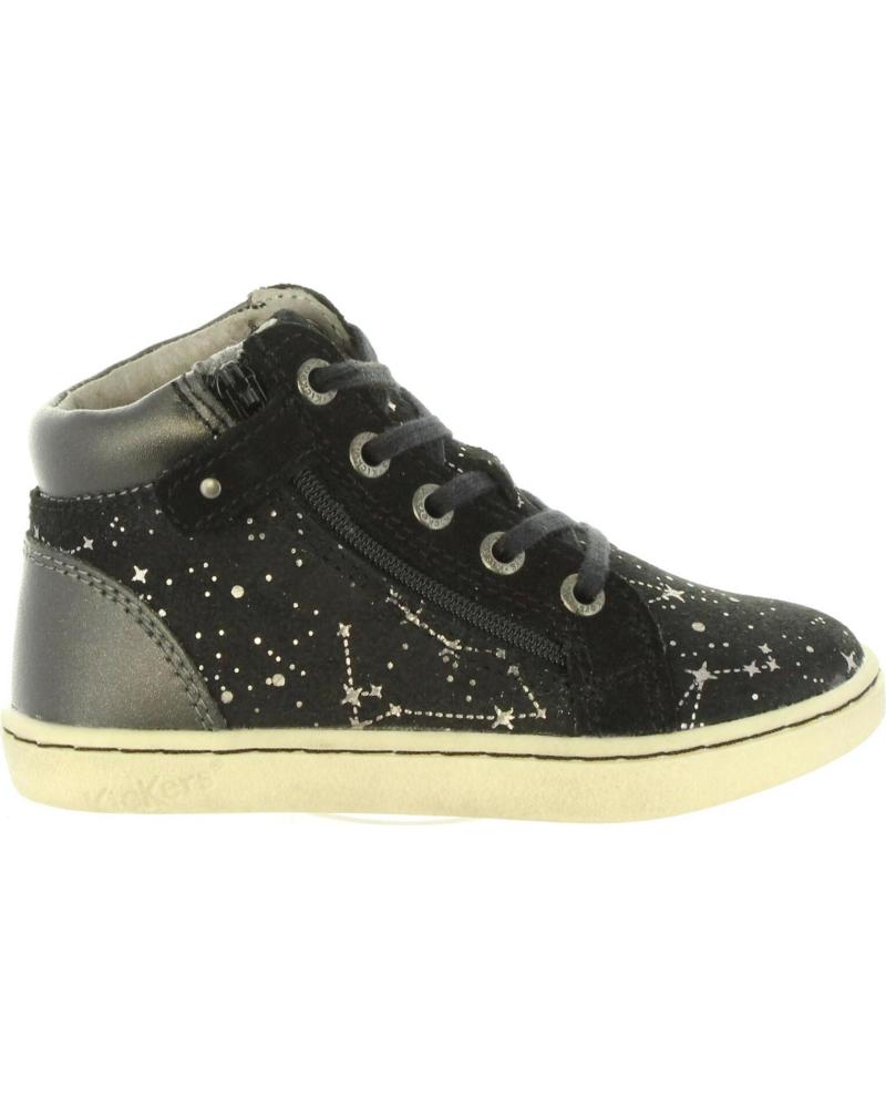 Esportes  de Menina KICKERS 572061-10 LYLUBY 81 NOIR
