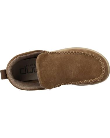 Botines de Mujer HEY DUDE DENNY SUEDE MARRON
