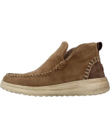 Botines de Mujer HEY DUDE DENNY SUEDE MARRON
