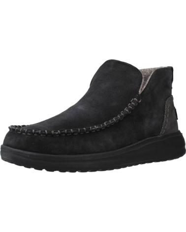 Botines de Mujer HEY DUDE DENNY SUEDE NEGRO