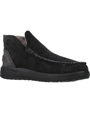 Botines de Mujer HEY DUDE DENNY SUEDE NEGRO