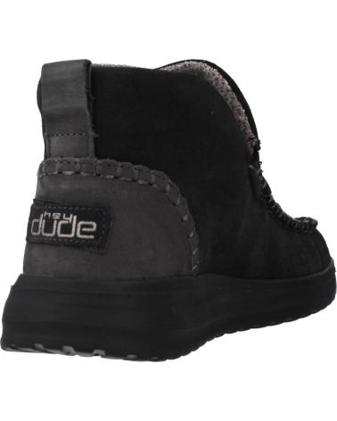 Botines de Mujer HEY DUDE DENNY SUEDE NEGRO