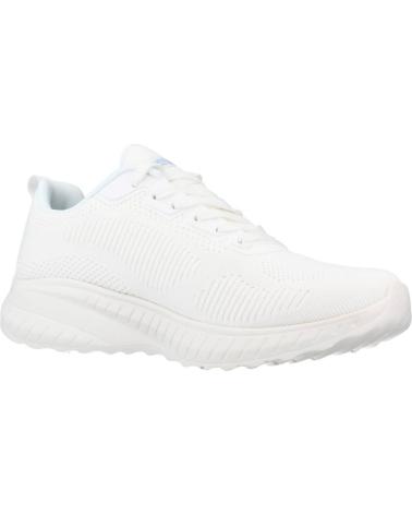 Deportivas de Mujer SKECHERS ZAPATILLAS DEPORTIVAS BOBS SQUAD CHAOS-FACE OFF WHITE 117209 BLANCO