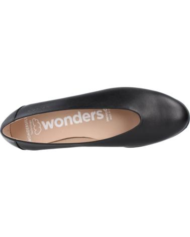 WONDERS ZAPATOS CONFORT MUJER MODELO IRIS COLOR NEGRO