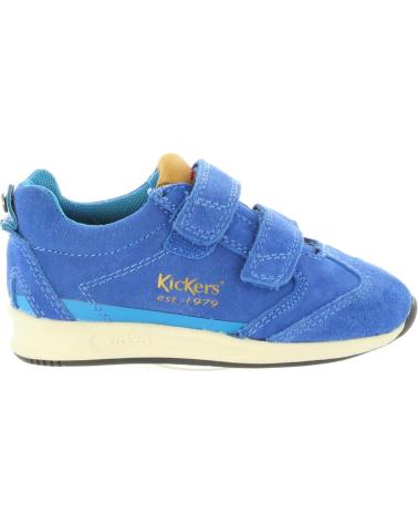 Scarpe sport per Bambina e Bambino KICKERS 664580-10 KICK 18 BB 5 BLEU
