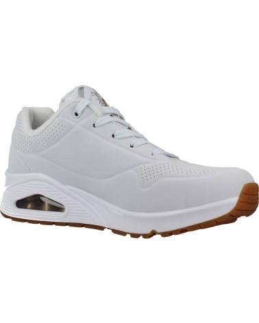 Sportif pour Femme SKECHERS UNO-METALLIC LOVE 155523 BLANCO BLANCO