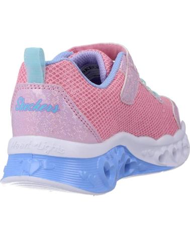 Sneaker für Mädchen SKECHERS FLUTTER HEART LIGHTS - BRIN ROSA