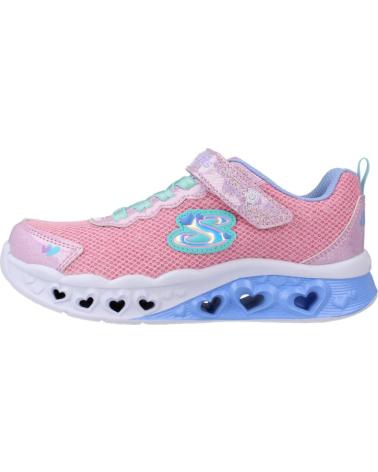Sneaker für Mädchen SKECHERS FLUTTER HEART LIGHTS - BRIN ROSA