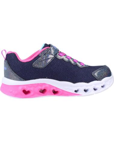 Sneaker für Mädchen SKECHERS FLUTTER HEART LIGHTS - BRIN AZUL