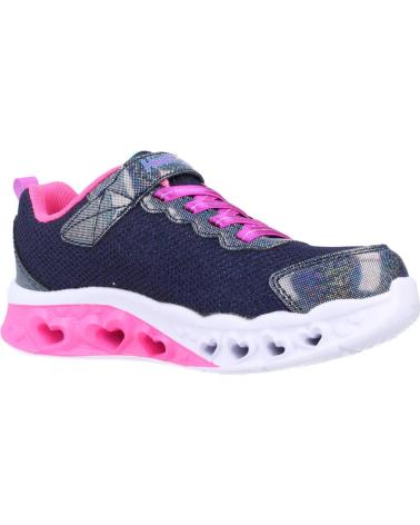 Sneaker für Mädchen SKECHERS FLUTTER HEART LIGHTS - BRIN AZUL