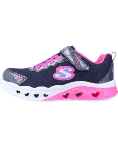 Sneaker für Mädchen SKECHERS FLUTTER HEART LIGHTS - BRIN AZUL