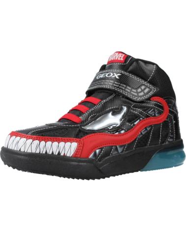 Deportivas de Niño GEOX J269YD 011CE J GRAYJA C0048 BLACK-RED