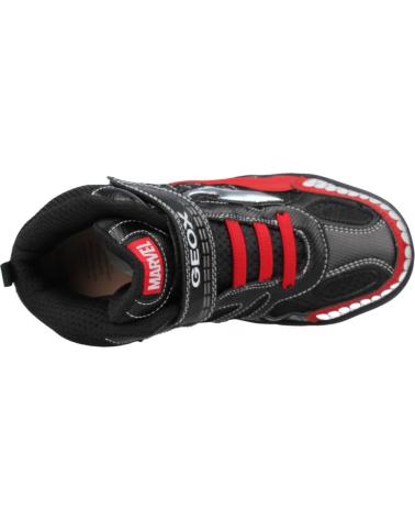 Deportivas de Niño GEOX J269YD 011CE J GRAYJA C0048 BLACK-RED