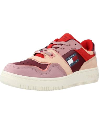 Zapatillas deporte de Mujer TOMMY JEANS LOW NUBUK MULTICOLOR