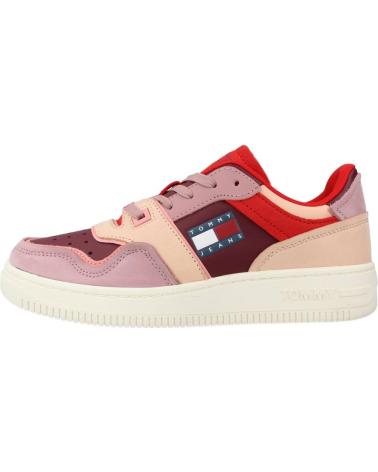 Zapatillas deporte de Mujer TOMMY JEANS LOW NUBUK MULTICOLOR
