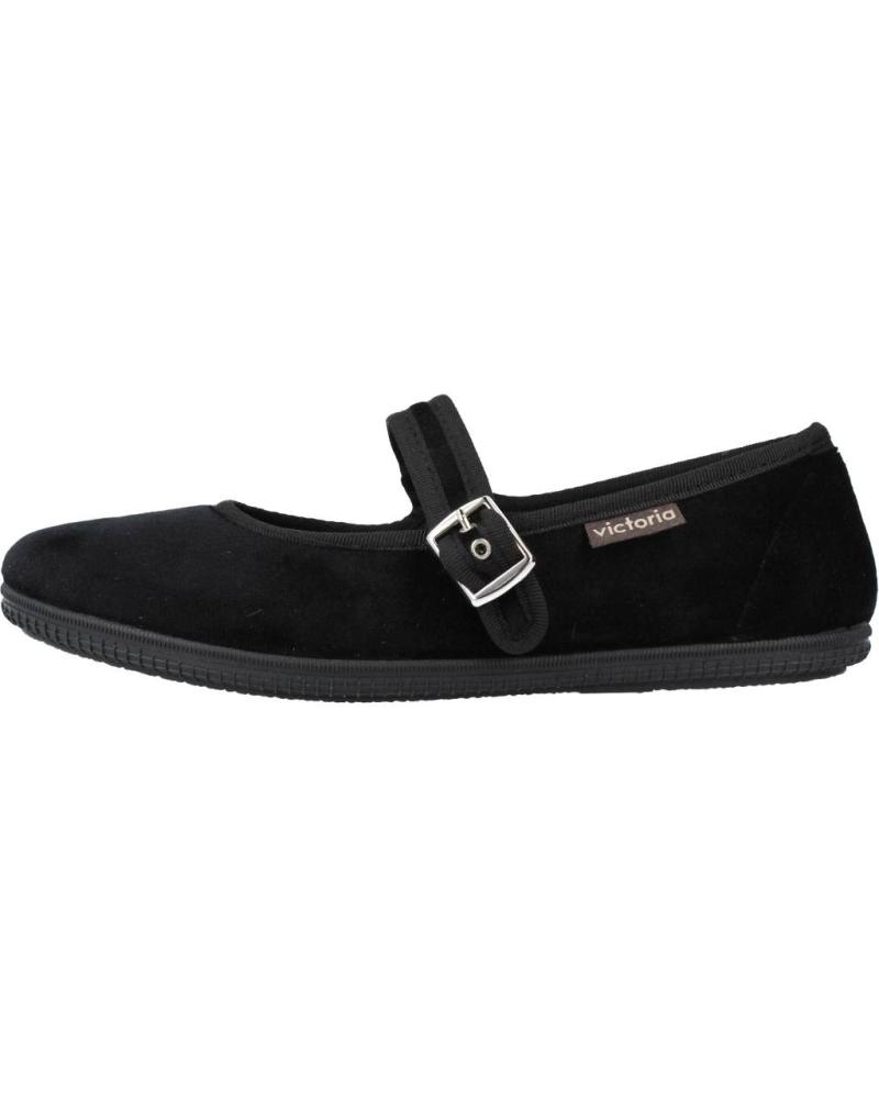 Bailarinas de Niña VICTORIA BAILARINA ODA MERCEDES TERCIOPELO 104913 NEGRO