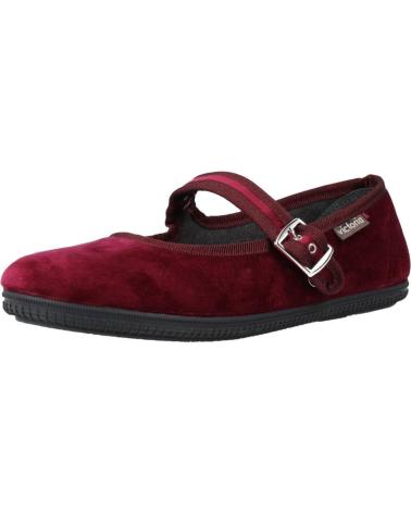 Ballerinas für Damen victoria BAILARINAS 104913 BURDEOS ROJO