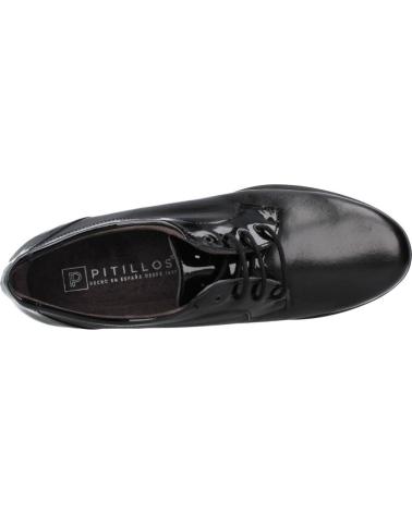 PITILLOS 1645P BLACK DRESS SHOES NEGRO