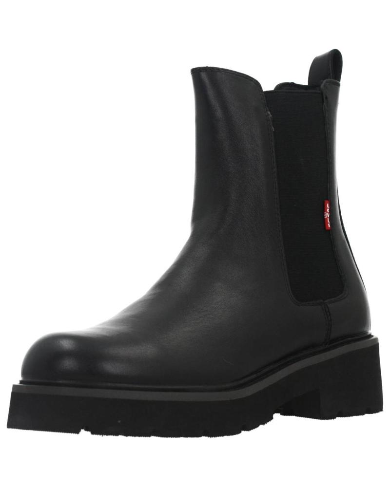 LEVIS BOTINES MUJER MODELO ASHLEY COLOR NEGRO 0003BLACK