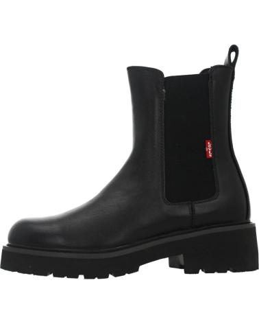 LEVIS BOTINES MUJER MODELO ASHLEY COLOR NEGRO 0003BLACK