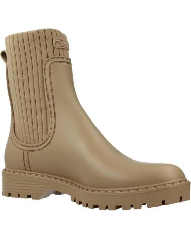 Botines de Mujer UNISA AYNAR F22 RIB MARRON CLARO