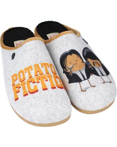 Calzado de casa de Hombre HOT POTATOES ATHY GRIS