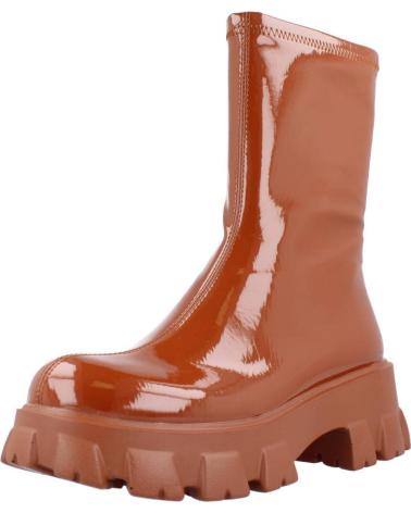 Stiefel für Damen NOA HARMON BOTINES MUJER MODELO 9112N COLOR MARRON CUERO CUERO