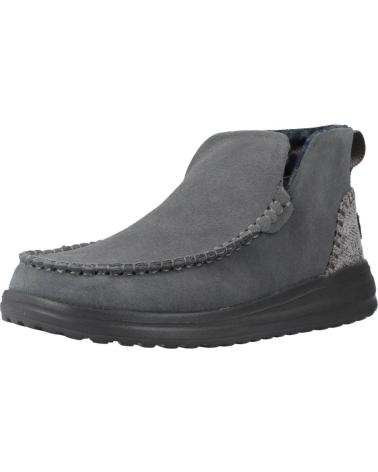 Botines de Mujer HEY DUDE DENNY SUEDE GRIS