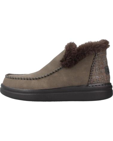 Botines de Mujer HEY DUDE DENNY GRIP MARRON
